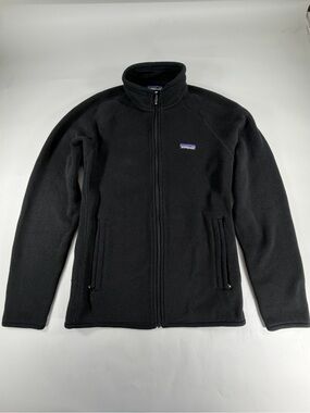 Patagonia Better Sweater Full Zip Fleece Jacket Black Mens Medium Outdoor Hike